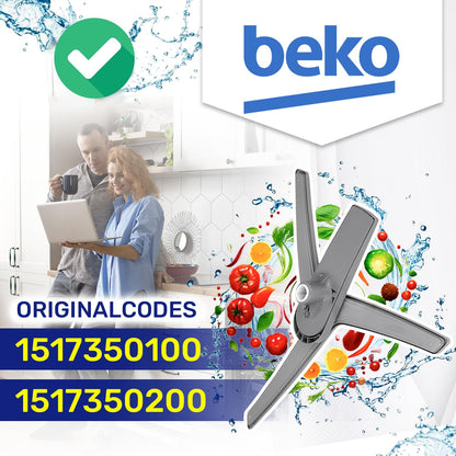 Beko Unterer Geschirrspüler Sprüharm - Art. 1517350100/1517350200