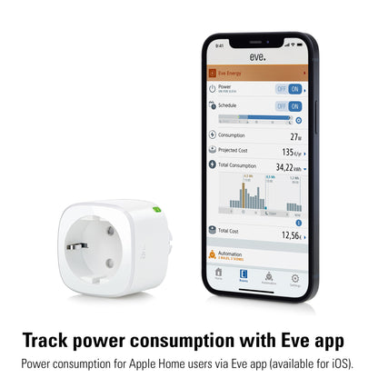 Eve Energy Matter Smarte Steckdose für Smart Home 4er Set