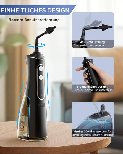 SEEDEAR Elektrischer Ohrenschmalz-Entferner IPX7, Ohrspülung Set
