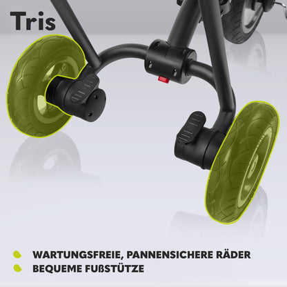 Lionelo Tris 2in1 Dreirad Buggy – Zusammenklappbar