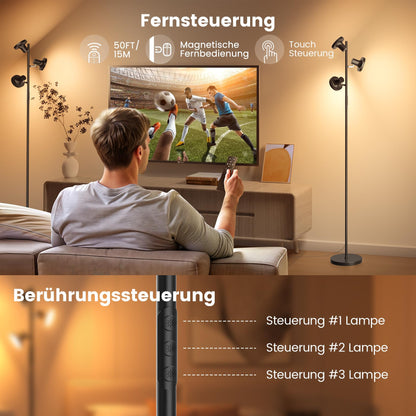 SIBRILLE Stehlampe LED Deckenfluter Dimmbar - CCT 36W