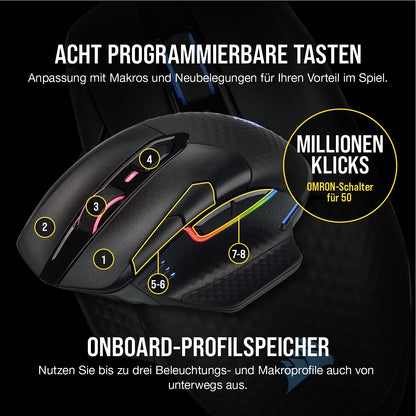 Corsair Dark Core Pro SE Gaming Maus - Schwarz