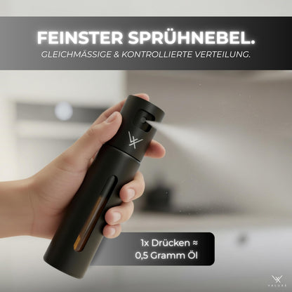 VALUXE Ölsprüher für Speiseöl & Essig, Edelstahl, 2er Set