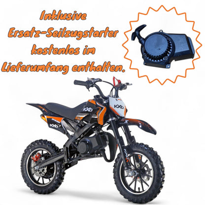 KXD 701 49ccm Kinder Dirt Bike Crossbike Pitbike - Blau