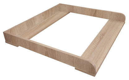 Shefa Kids Wickelaufsatz 800 für IKEA MALM, HEMNES, NORDLI, Eiche