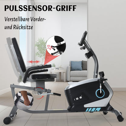 ISE Liegeergometer Heimtrainer – Ergometer mit Magnetbremse
