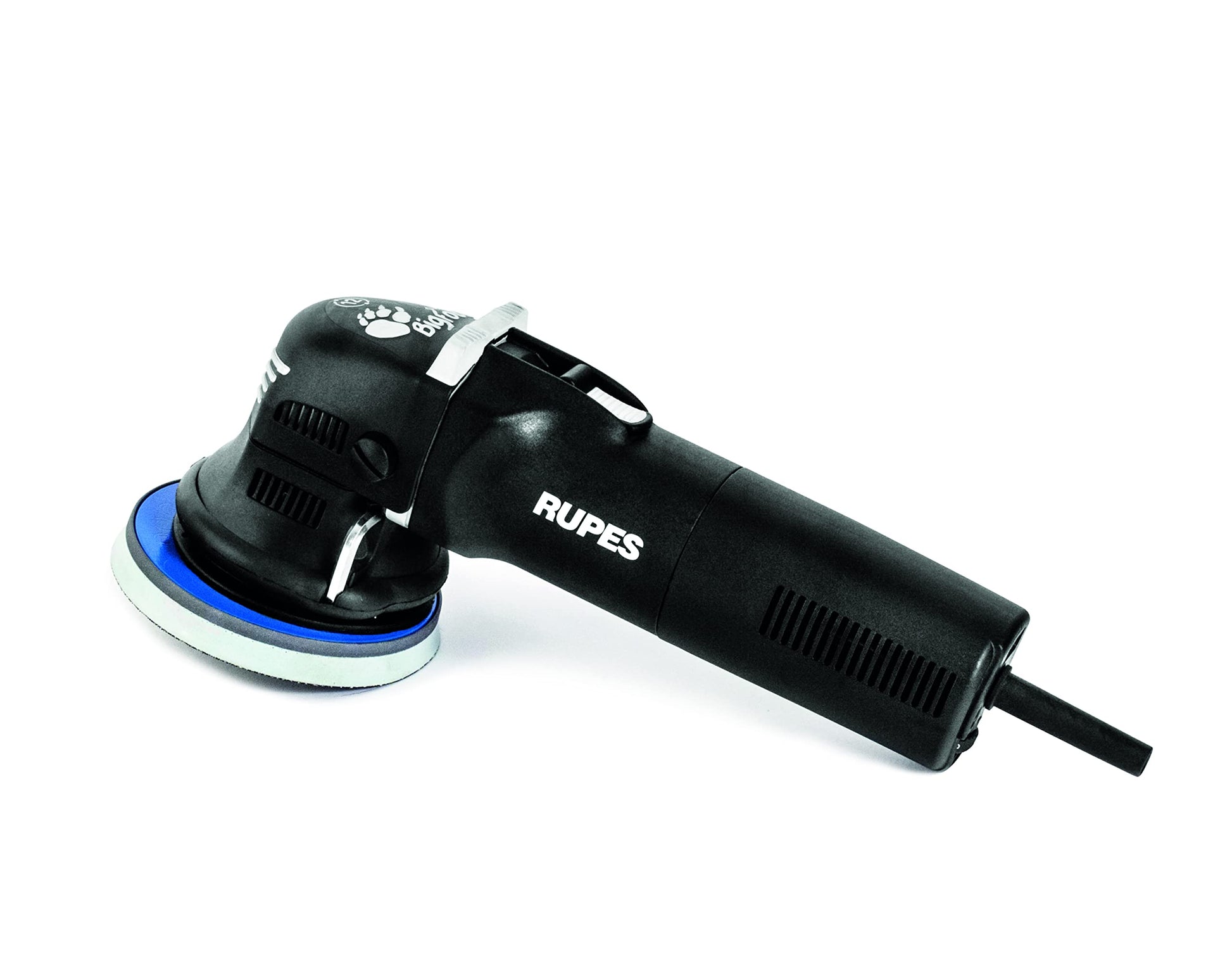 Rupes LHR12E#120 BigFoot Exzenter Poliermaschine - H6, blaue Maschine zum effektiven Polieren von Lackoberflächen.