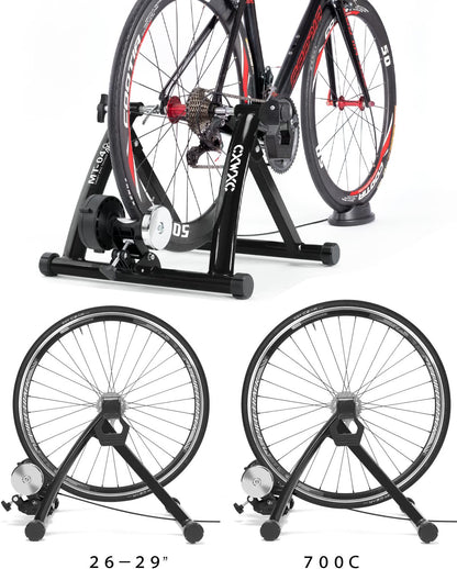 CXWXC Fahrrad Rollentrainer Klappbar - 26-29 Zoll Stahl