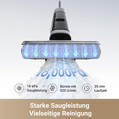 dreame H14 Nass-Trockensauger mit Heisslufttrocknung