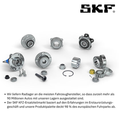SKF Radlagersatz VKBA 3644 mit ABS-Sensor, Hinterachse, OE-Qualität