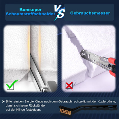 Komsepor 200W Styroporschneider Heissmesser - blau, luftgekühlt