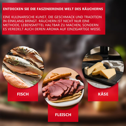 ITA Räucherofen 7000 – Räucherschrank Smoker 3 Etagen Sichtfenster