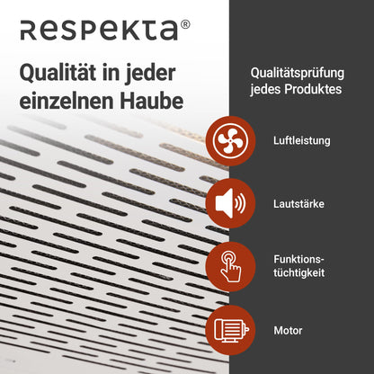 Respekta DH520WL Unterbau-Dunstabzugshaube - 50 cm