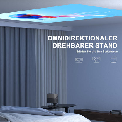 VISSPL Smart Beamer 4K Projektor – Autofokus, Netflix