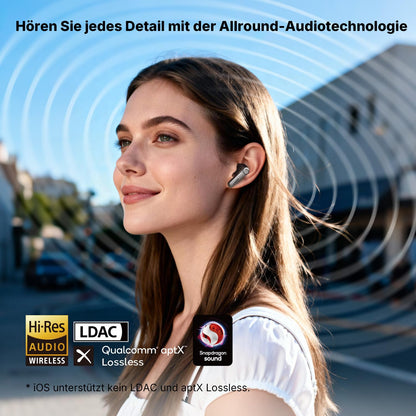 EarFun Air Pro 4+ Kopfhörer mit ANC, Hi-Res Audio, Bluetooth 6.0