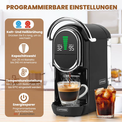 Magician1 Mini 5in1 Kapselmaschine - 20bar, Heiss/Kalt