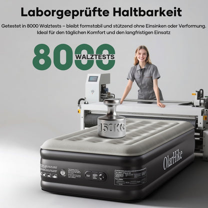 OlarHike Luftbett 1 Person selbstaufblasend mit Pumpe 90 x 200 cm
