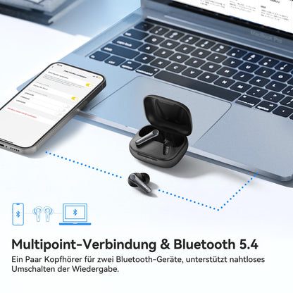 EarFun Air Pro 4 Bluetooth Kopfhörer mit adaptivem Noise Cancelling