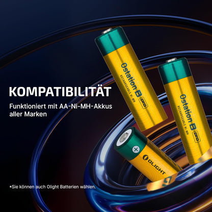 OLIGHT Ostation X Akkuladegerät für 32 AA NiMH, Orange