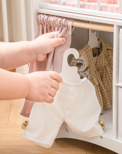 ROBOTIME Holz Puppenbett für 22-Zoll Puppen - Rosa