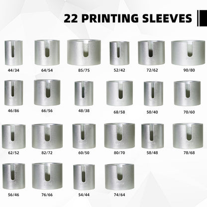 CCLIFE Einpresswerkzeug Silentlager – 22 Druckstücken & 5 Spindeln