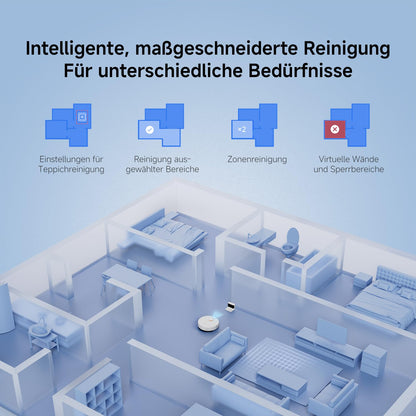 Xiaomi Robot Vacuum S40C Saugroboter mit Wischfunktion, 5000 Pa