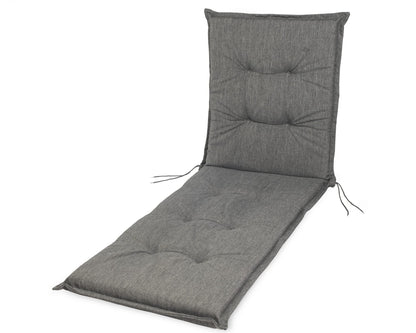 sunnypillow Liegenauflage California 190 x 60 cm, 9 cm dick, Grau