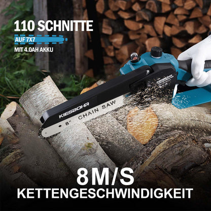 KIESBOHR CS001 Bürstenlose Akku Kettensäge 20cm - Makita 18V Komp.