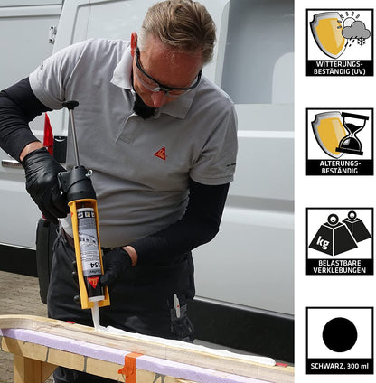 Sika Sikaflex 554 Caravan STP-Klebstoff weiss, 3 x 300 ml