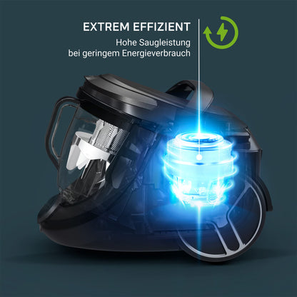 Rowenta RO7954 Silence Force Beutellos – Schwarz/Roségold