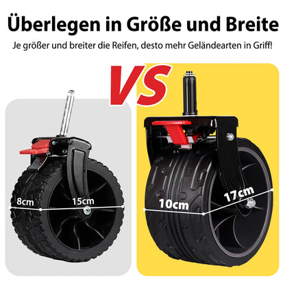 Sekey XXXL Faltbollerwagen All-Terrain – 4013 Blau Grau