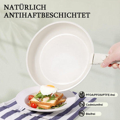 GiPP Topfset mit abnehmbarem Griff, 11-tlg. - Weiss