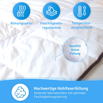 AERO ActiveClima OptiSleep® Ganzjahresdecke - 135x200 cm, Allergiker