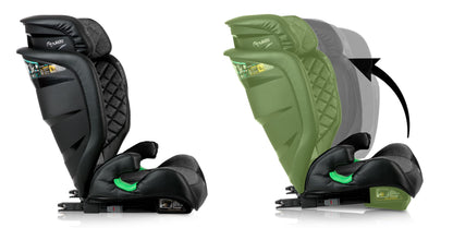 Nukido Louis Kinderautositz - ISOFIX 15-36 kg Dunkelgrau