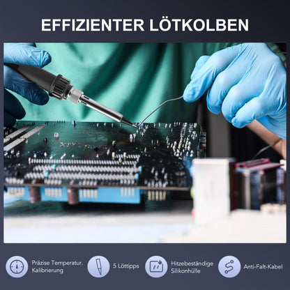 CREWORKS 2IN1 Heissluft Lötstation – SMD Entlötstation