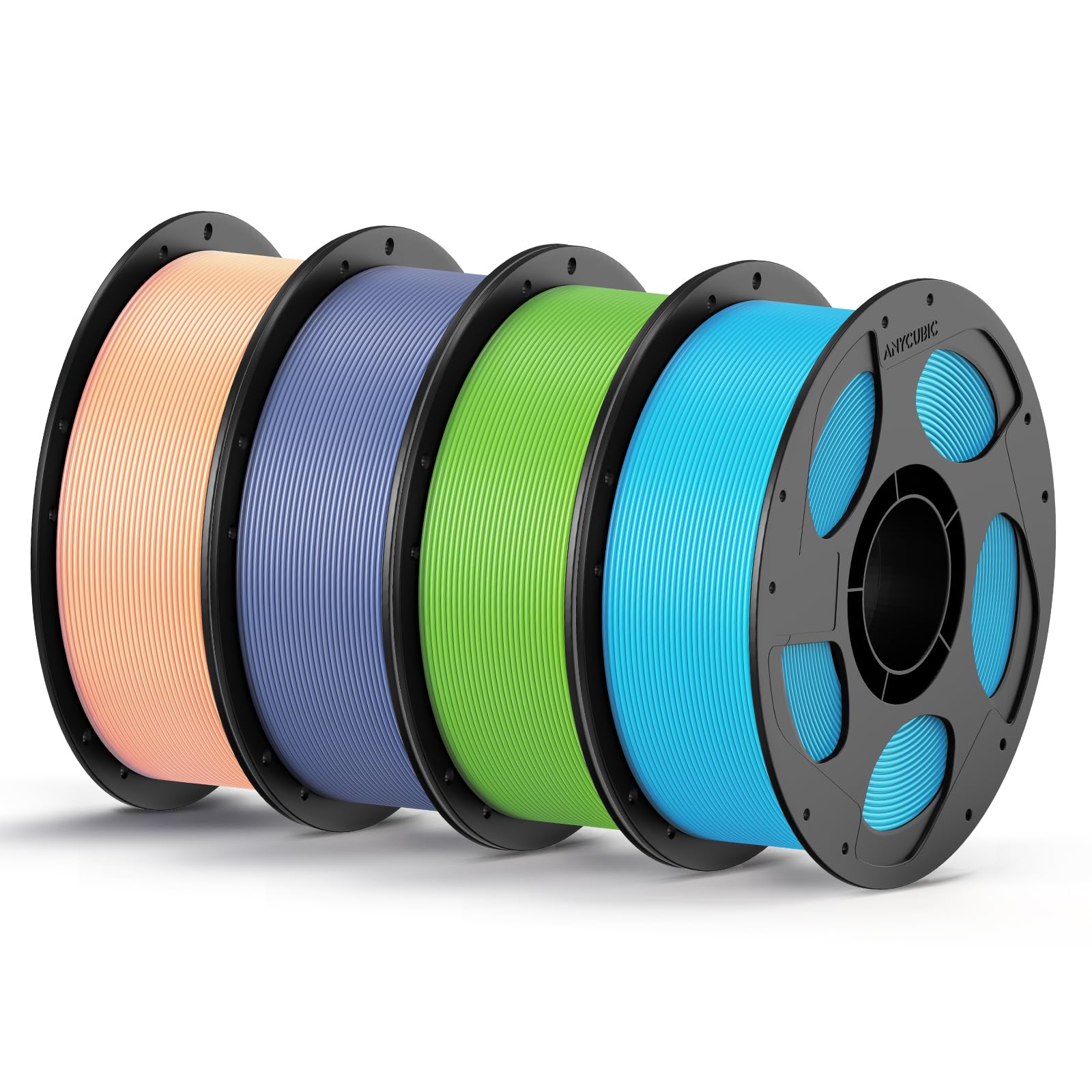 ANYCUBIC PLA Filament Refill Spool Kit 1.75mm, 4kg in 4 Farben für FDM 3D-Drucker