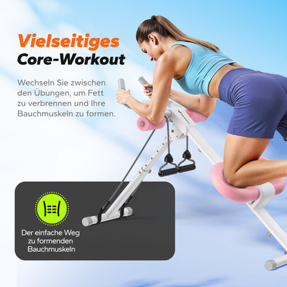 MERACH Bauchtrainer für Zuhause – Multifunktional mit LCD-Monitor