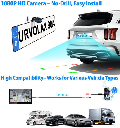 URVOLAX Android 13 Autoradio 10.1 Zoll – CarPlay & Android Auto