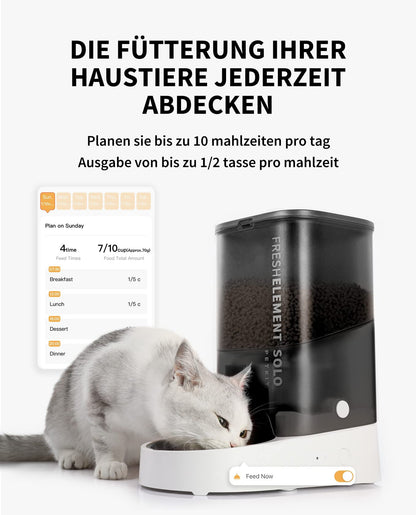 PETKIT Fresh Lock Futterautomat 3L – Katze Hund Edelstahl