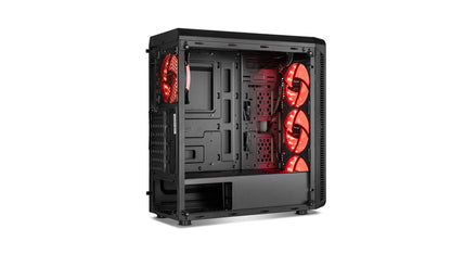 NOX ARGB Hummer TGM Micro-ATX PC-Gehäuse – Schwarz
