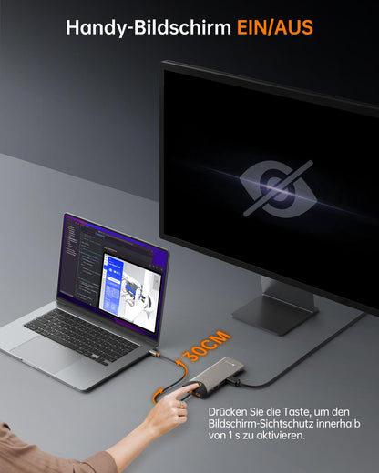 NOVOO USB C Dock 15-in-1 Triple Display Dual 4K HDMI 100W PD