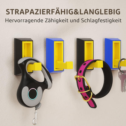 ELEGOO Rapid PETG Filament 1.75 mm, 4 x 1 kg, Schwarz/Weiss/Rot/Blau