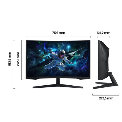 Samsung Odyssey G55C Curved Gaming Monitor - 32 Zoll