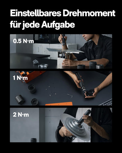 HOTO PixelDrive Elektrischer Schraubendreher Set mit 30 Bits