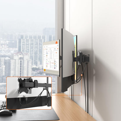 ErgoFix Triple Monitor Wandhalterung 17-32 Zoll - Schwarz
