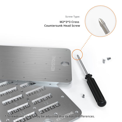 KEYSTONE Tablet Plus Crypto Seed Storage – Metall Wallet 24 Wörter