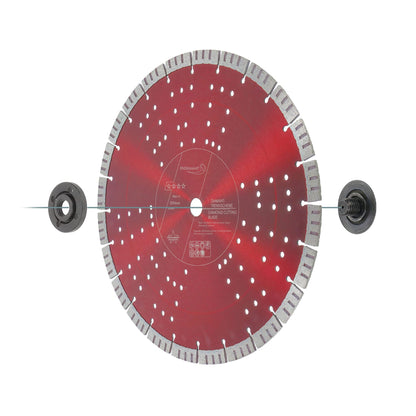 PRODIAMANT Turbo Diamant-Trennscheibe für Beton 350mm