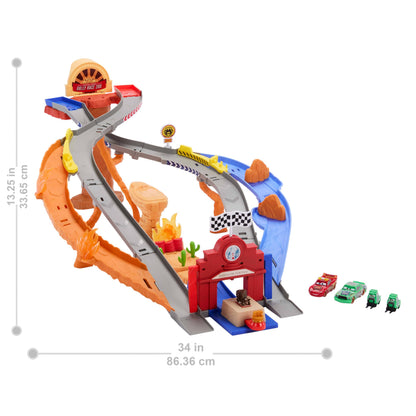 Mattel Disney Pixar Cars Rennen & Retten Rennstrecke Spielset JFL57