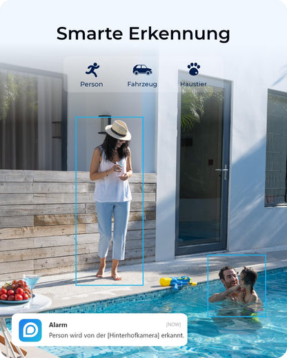 Reolink Argus Eco Ultra 4K Solar WLAN Überwachungskamera mit Akku