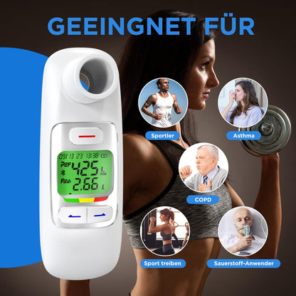 MediConnect Peak Flow Meter 2.0 Lungenmonitor - Bluetooth